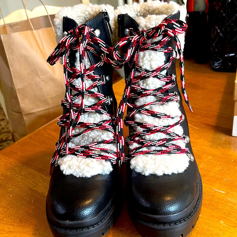 Universal Threads Laceup Boots - image 1